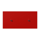 JUNG - Abdeckung mit 2+1 Kipphebel Zylinder, waag., Serie LS 1912, rouge vermillon 31
