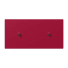 JUNG - Abdeckung mit 2+1 Kipphebel Zylinder, waag., Serie LS 1912, rouge carmin