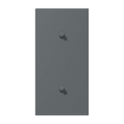 JUNG - Abdeckung mit 2+1 Kipphebel Zylinder, senk., Serie LS 1912, gris foncé 31
