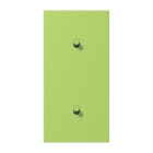 JUNG - Abdeckung mit 2+1 Kipphebel Zylinder, senk., Serie LS 1912, vert clair