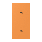 JUNG - Abdeckung mit 2+1 Kipphebel Zylinder, senk., Serie LS 1912, orange clair