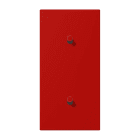 JUNG - Abdeckung mit 2+1 Kipphebel Zylinder, senk., Serie LS 1912, rouge vermillon 31