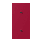 JUNG - Abdeckung mit 2+1 Kipphebel Zylinder, senk., Serie LS 1912, rouge carmin