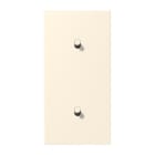 JUNG - Abdeckung mit 2+1 Kipphebel Zylinder, senk., Serie LS 1912, blanc ivoire