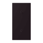 JUNG - Abdeckung mit 2+1 Kipphebel Zylinder, senk., Serie LS 1912, noir d'ivoire