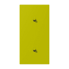 JUNG - Abdeckung mit 2+1 Kipphebel Zylinder, senk., Serie LS 1912, vert olive vif