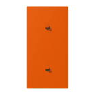 JUNG - Abdeckung mit 2+1 Kipphebel Zylinder, senk., Serie LS 1912, orange vif