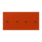 JUNG - Abdeckung mit 2+2 Kipphebel Zylinder, waag., Serie LS 1912, rouge vermillon 59