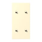 JUNG - Abdeckung mit 2+2 Kipphebel Zylinder, senkr., Serie LS 1912, blanc