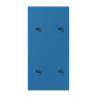 JUNG - Abdeckung mit 2+2 Kipphebel Zylinder, senkr., Serie LS 1912, bleu céruléen 31