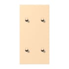 JUNG - Abdeckung mit 2+2 Kipphebel Zylinder, senkr., Serie LS 1912, ocre