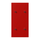 JUNG - Abdeckung mit 2+2 Kipphebel Zylinder, senkr., Serie LS 1912, rouge vermillon 31