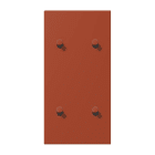 JUNG - Abdeckung mit 2+2 Kipphebel Zylinder, senkr., Serie LS 1912, l'ocre rouge