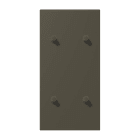 JUNG - Abdeckung mit 2+2 Kipphebel Zylinder, senkr., Serie LS 1912, ombre naturelle 31
