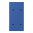 JUNG - Abdeckung mit 2+2 Kipphebel Zylinder, senkr., Serie LS 1912, bleu outremer 59
