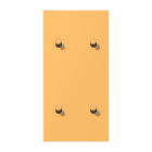 JUNG - Abdeckung mit 2+2 Kipphebel Zylinder, senkr., Serie LS 1912, ocre jaune clair