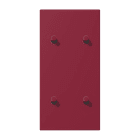 JUNG - Abdeckung mit 2+2 Kipphebel Zylinder, senkr., Serie LS 1912, le rubis