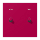 JUNG - Abdeckung mit 2 Kipphebel Zylinder, Pfeilsymbolen, Serie LS 1912, rouge rubia