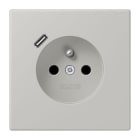 JUNG - Steckdose Frz/Belg mit USB Typ C LC32013