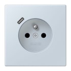 JUNG - Steckdose Frz/Belg mit USB Typ C LC32023
