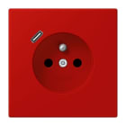 JUNG - Steckdose Frz/Belg mit USB Typ C LC32090