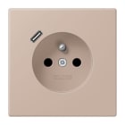 JUNG - Steckdose Frz/Belg mit USB Typ C LC32131