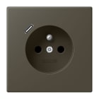 JUNG - Steckdose Frz/Belg mit USB Typ C LC32140