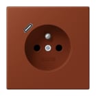 JUNG - Steckdose Frz/Belg mit USB Typ C LC4320D