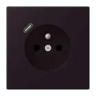 JUNG - Steckdose Frz/Belg mit USB Typ C LC4320E