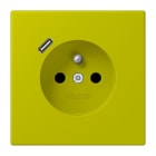 JUNG - Steckdose Frz/Belg mit USB Typ C LC4320F