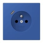 JUNG - Steckdose Frz/Belg mit USB Typ C LC4320K