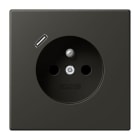 JUNG - Steckdose Frz/Belg mit USB Typ C LC4320R