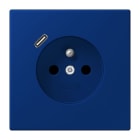 JUNG - Steckdose Frz/Belg mit USB Typ C LC4320T