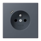 JUNG - Steckdose Frz/Belg mit USB Typ C LC4320U