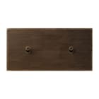 JUNG - Abdeckung 2fach waag. mit 1+1 Kipphebeln