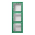 JUNG - Aufputz-Kappe m. Rahmen 3fach LC4320G