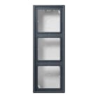 JUNG - Aufputz-Kappe m. Rahmen 3fach LC4320U