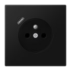 JUNG - Steckdose Frz/Belg mit USB Typ C