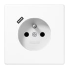 JUNG - Steckdose Frz/Belg mit USB Typ C
