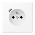 JUNG - Steckdose Frz/Belg mit USB Typ C
