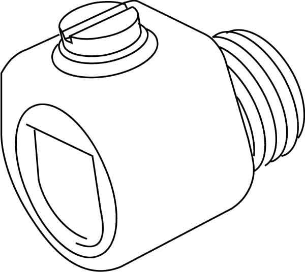 HKL - Klemmnippel weiß