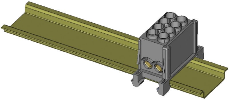 HKL - Hauptleitungsklemme 1x25mm² fingersichere Ausführung C
