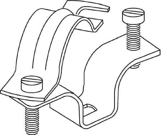 HKL - Rohrabstandschelle dm 47-55mm, PG42, M50