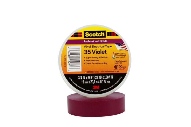 3M - Scotch® 35 Vinyl Elektro-Isolierband, Violett, 19mmx20m, 0,18mm