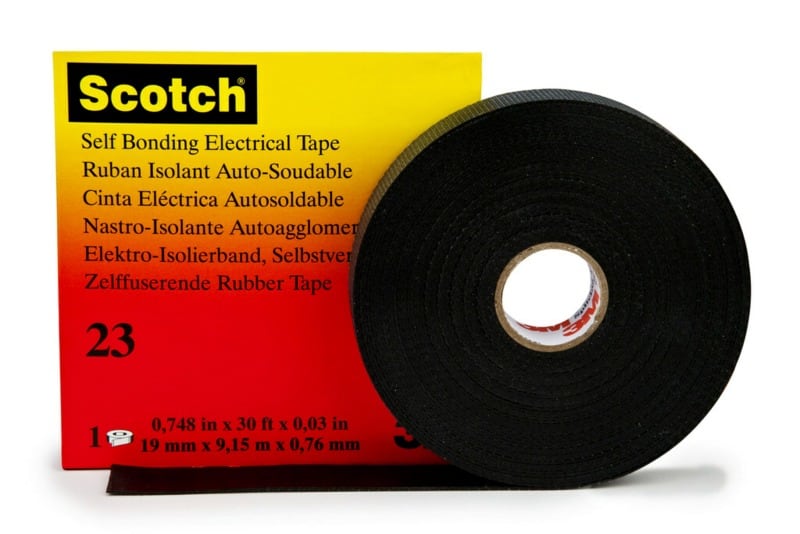 3M - Scotch® 23 Ethylen-Propylen-Kautschuk-Band, Schwarz, 19mmx9,15m, 0,76mm
