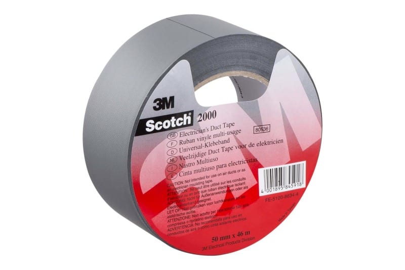 3M - Scotch® 2000 Universal-Klebeband, Grau, 50mmx46m, 0,15mm