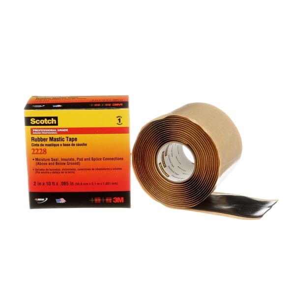 3M - Scotch® Buthyl-Kautschuk-Band, selbstverschweissend, Schwarz, 50,8mmx3m, 1,65mm