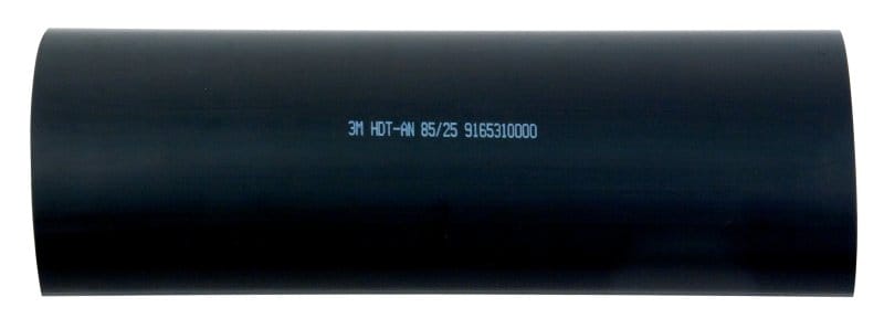 3M - HDT-AN Dickwandiger Warmschrumpfschlauch mit Kleber, Schwarz, 85/25mm, 1m