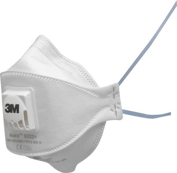 3M - Aura™ Atemschutzmaske 9322+, FFP2, mit Cool Flow™ Ausatemventil