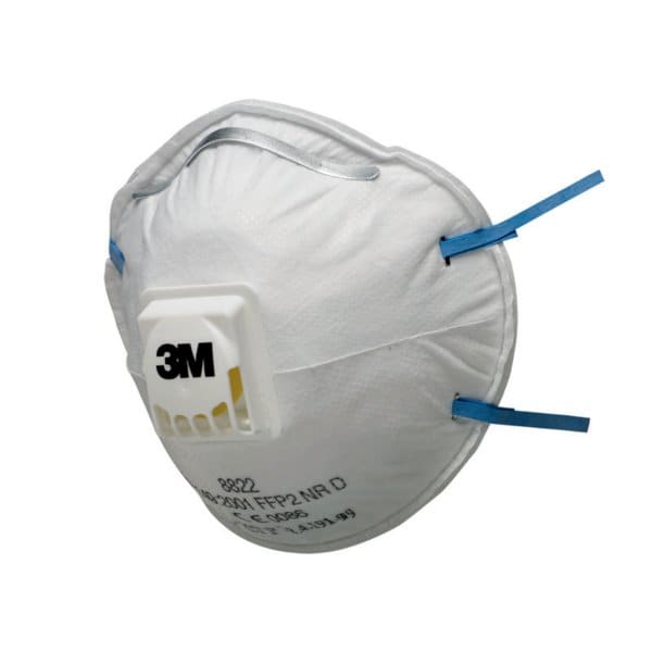 3M - Atemschutzmaske 8822 mit Ventil Schutzstufe FFP2
